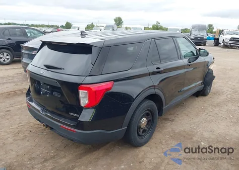 2021 Ford Explorer Police Interceptor из США, поврежденный, VIN 1FM5K8AB2MGA64869